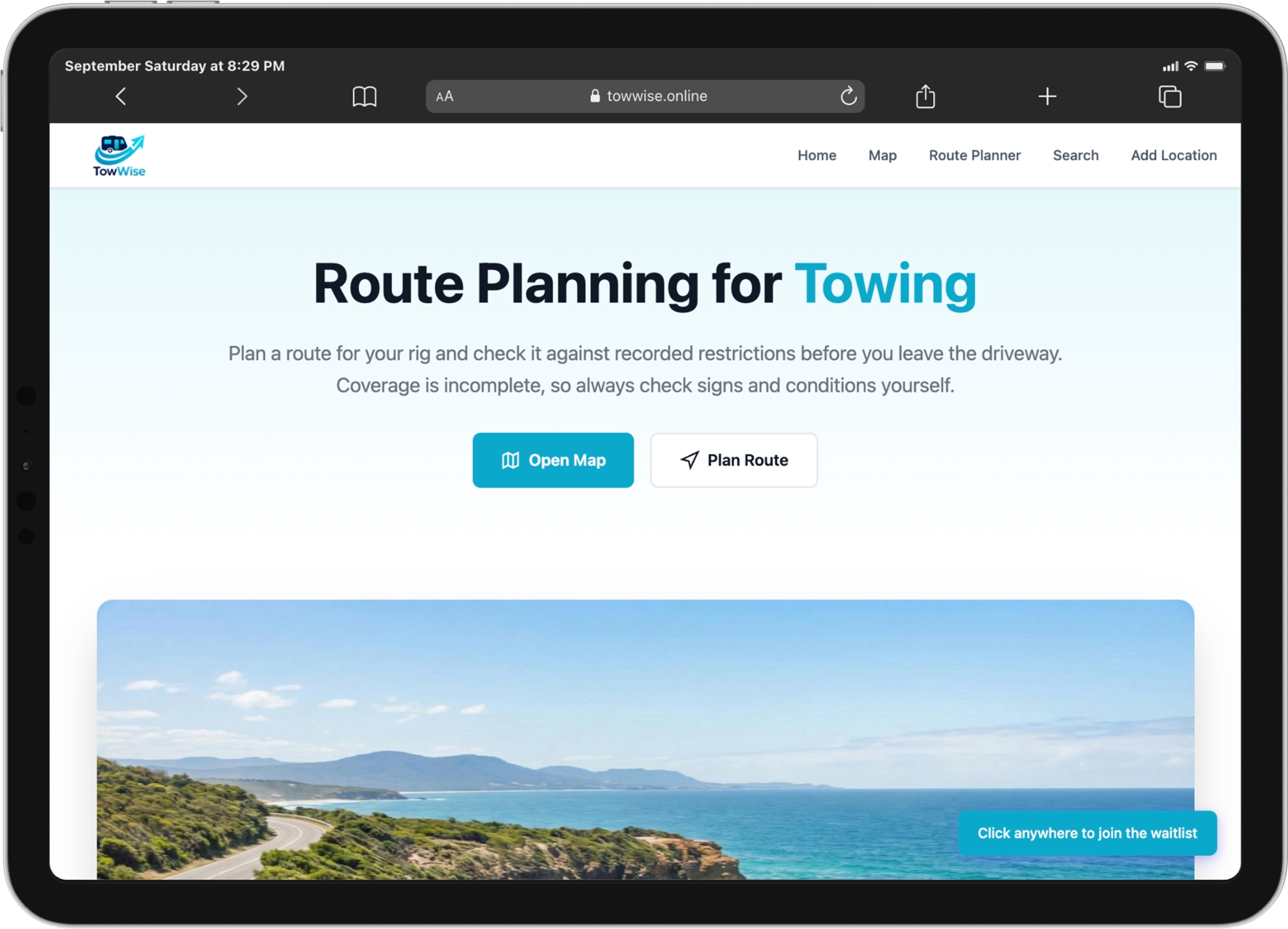 TowWise | Tow-Aware Route Planning