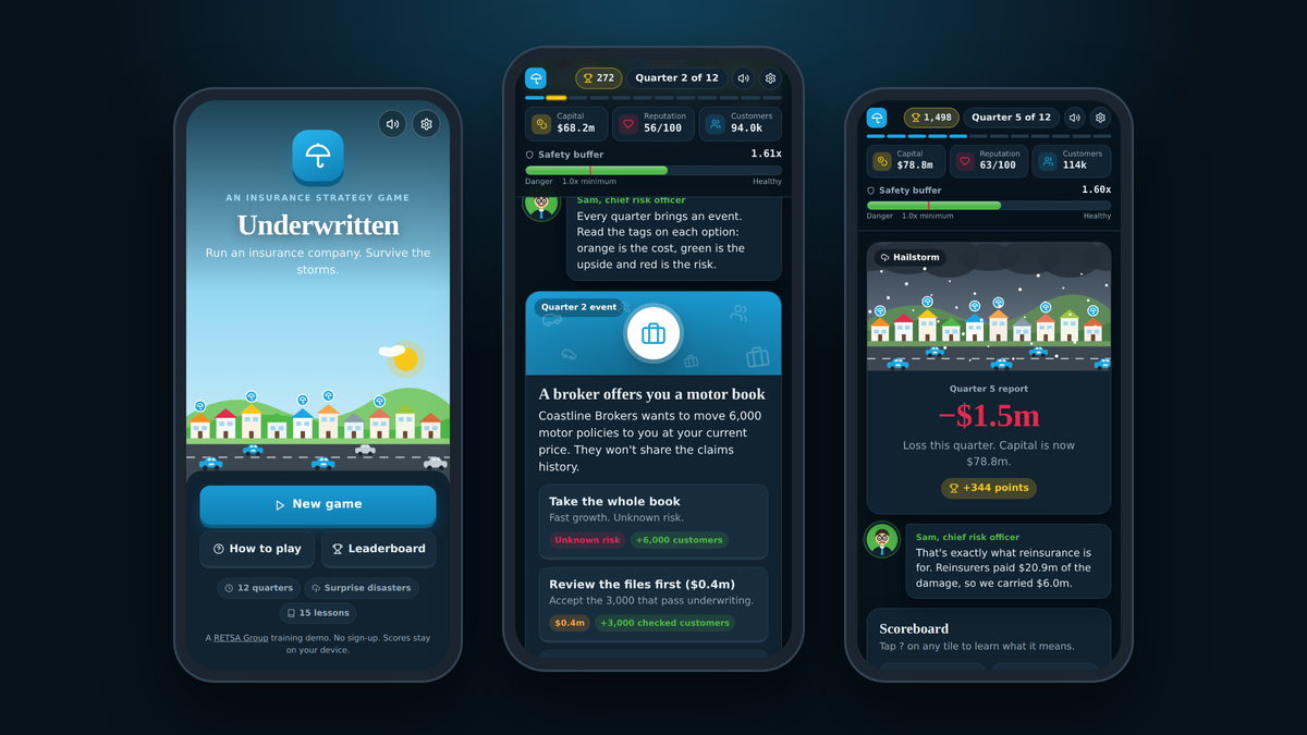 Underwritten | Insurance Strategy Game